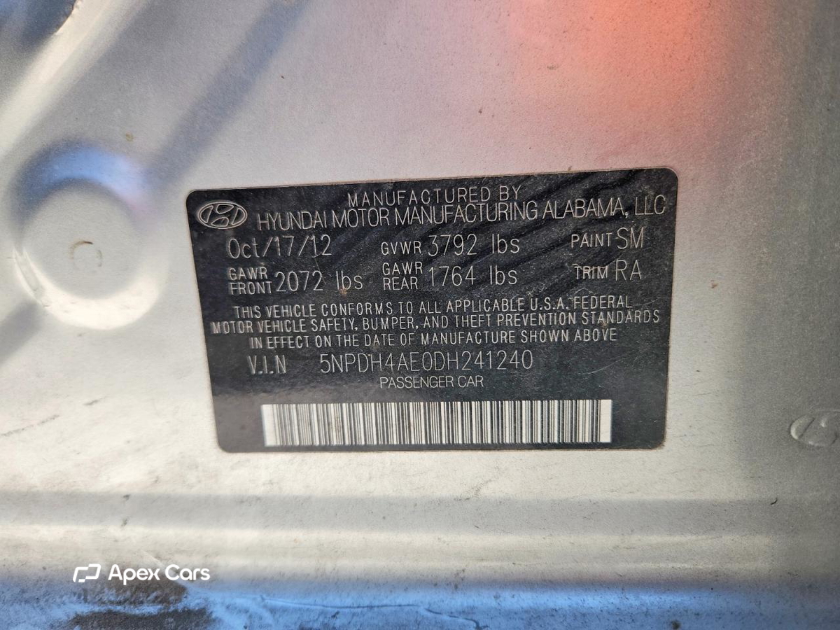Hyundai Elantra 2013