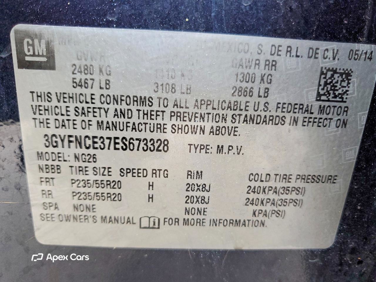 Cadillac SRX 2014