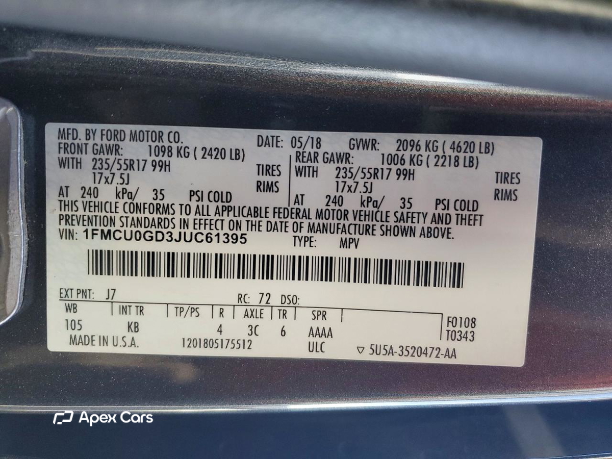 Ford Escape 2018