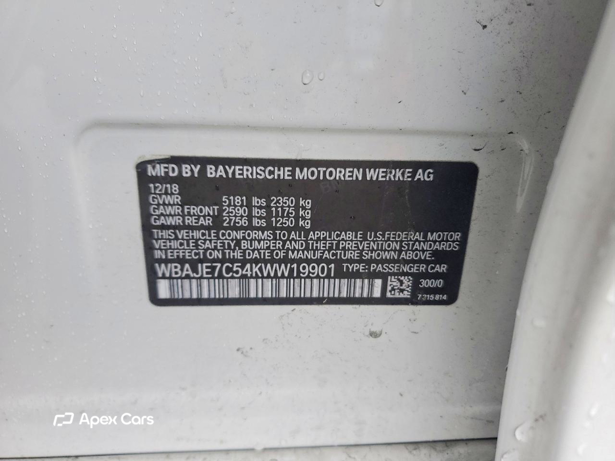 BMW Series 5 2019