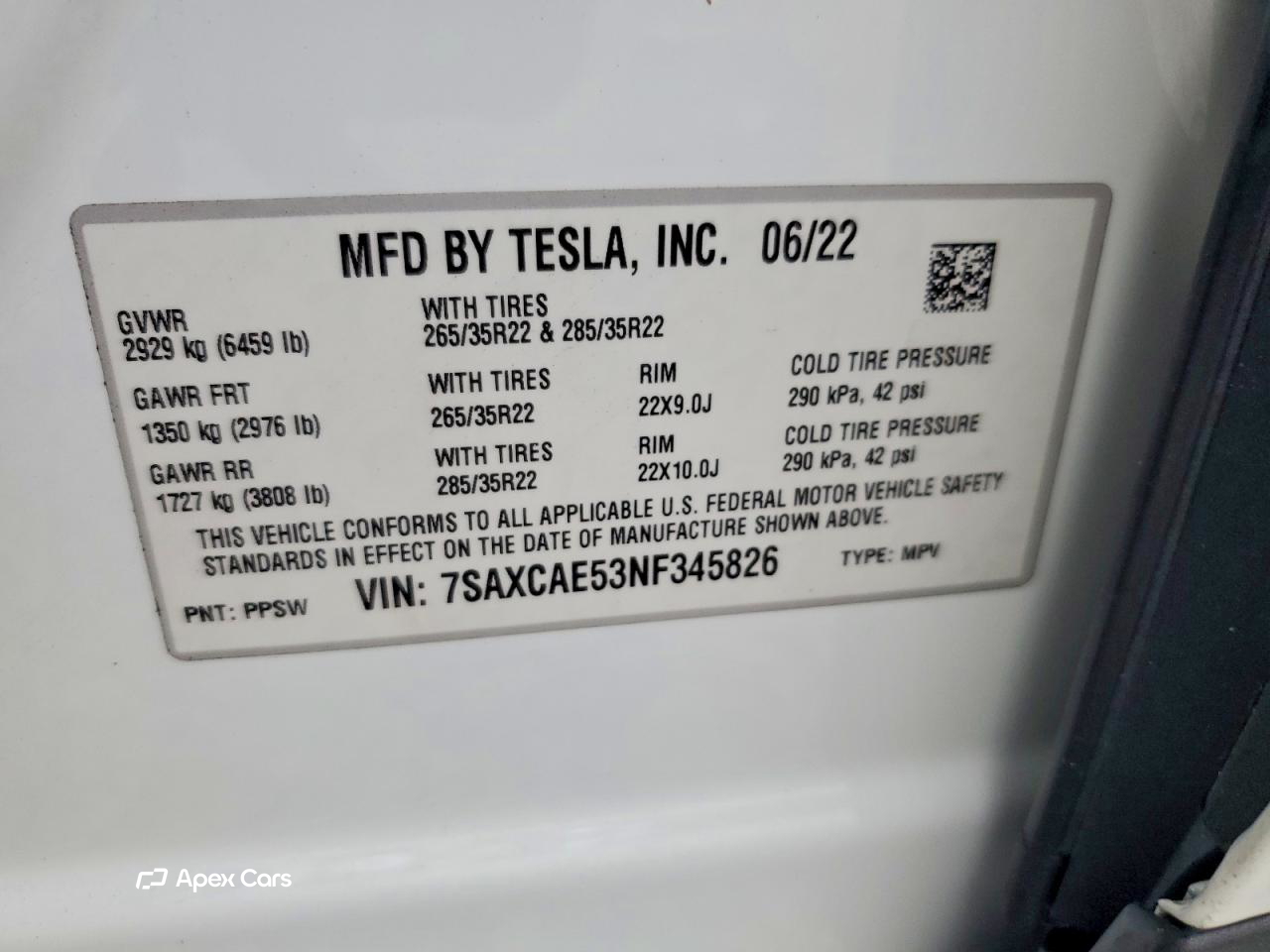 Tesla Model X 2022