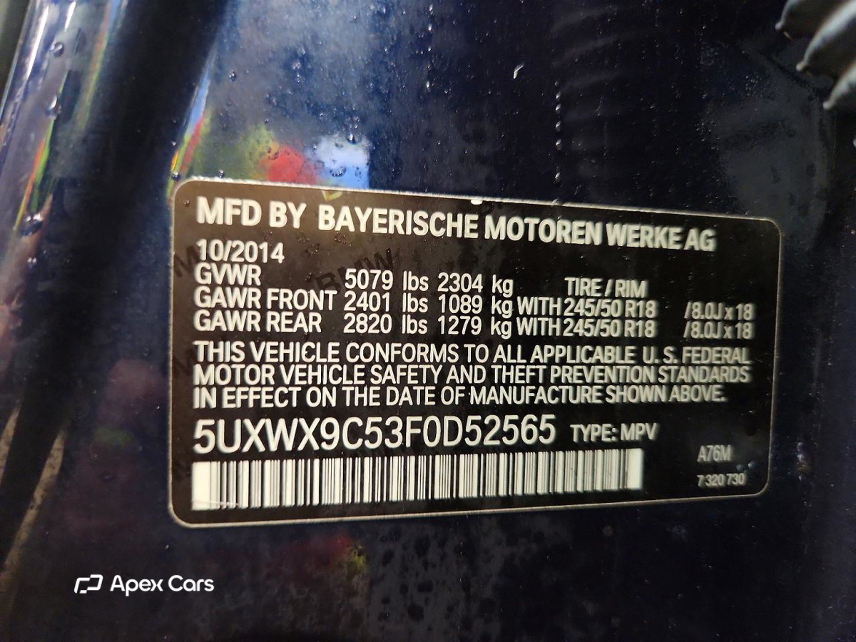 BMW X3 2015