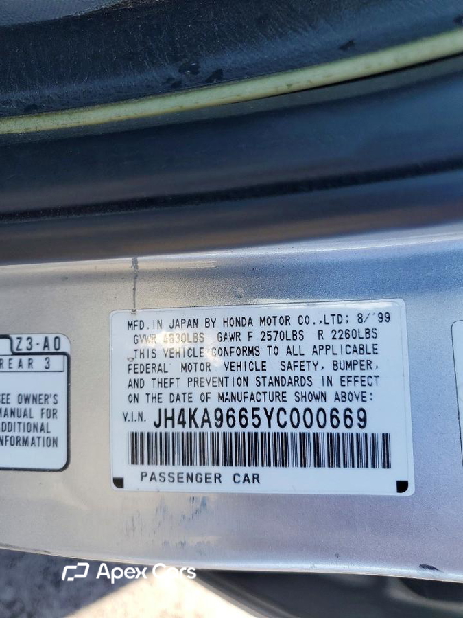 Acura RL 2000