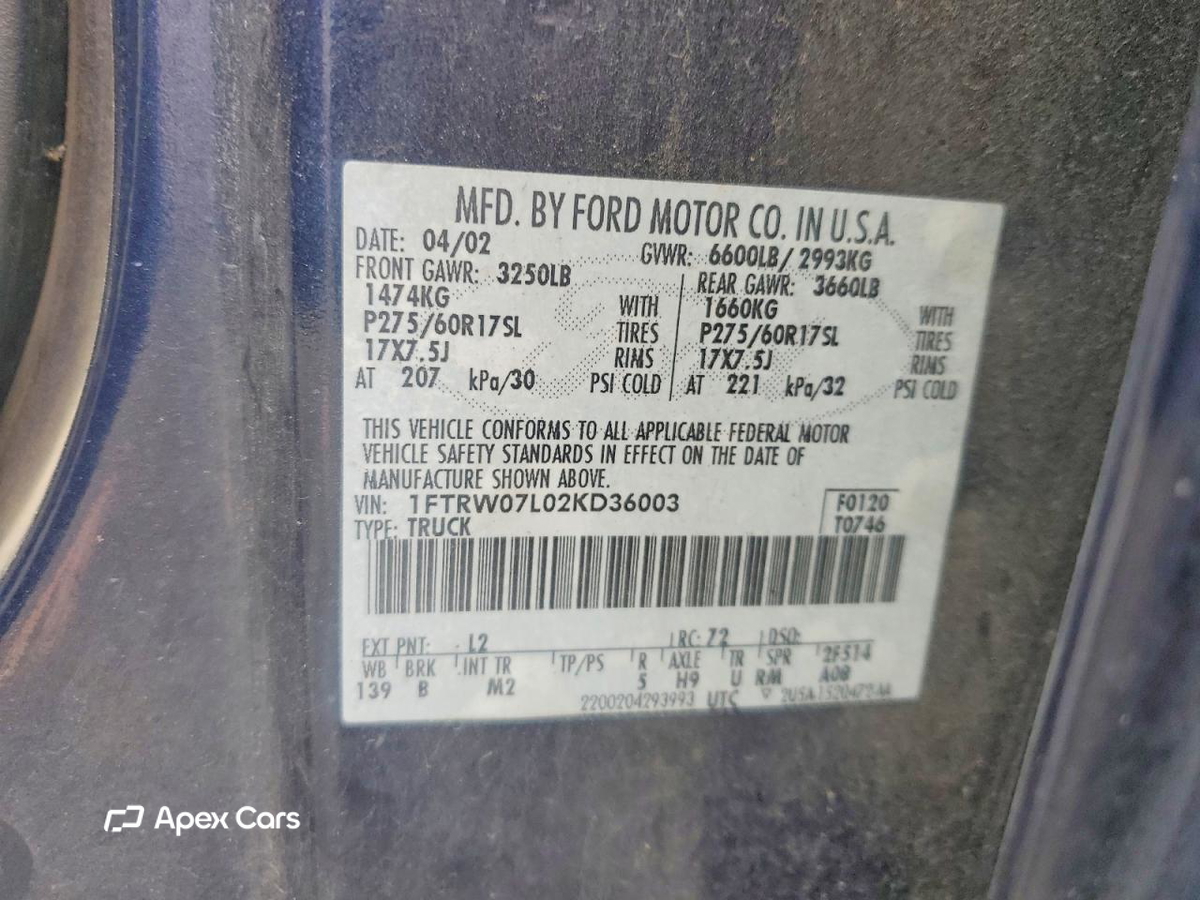Ford F-150 2002