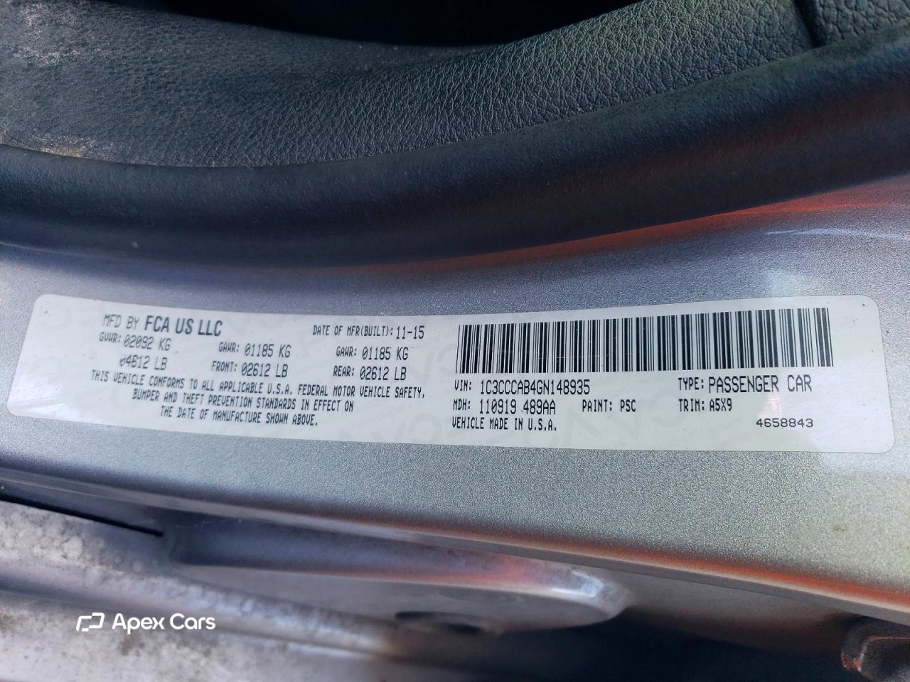 Chrysler 200 2016