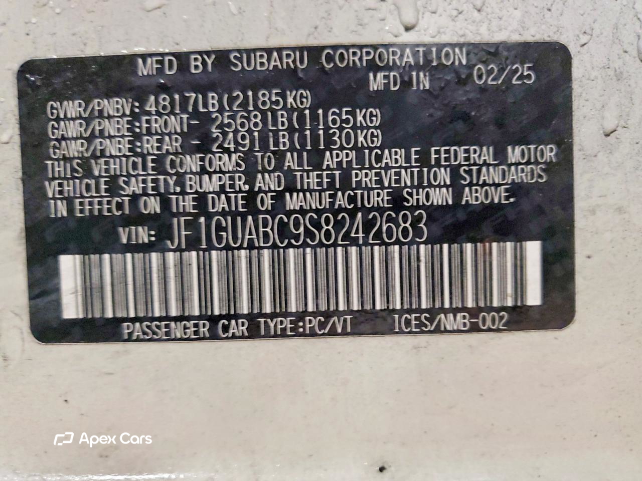 Subaru Impreza 2025
