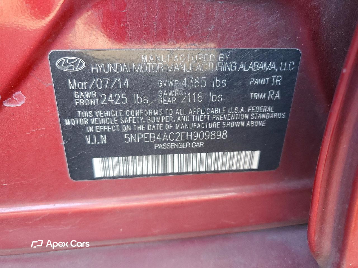 Hyundai Sonata 2014