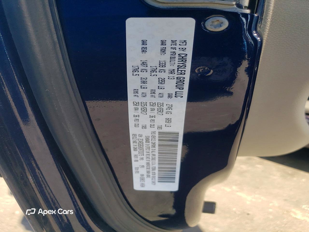 Dodge Caravan 2013