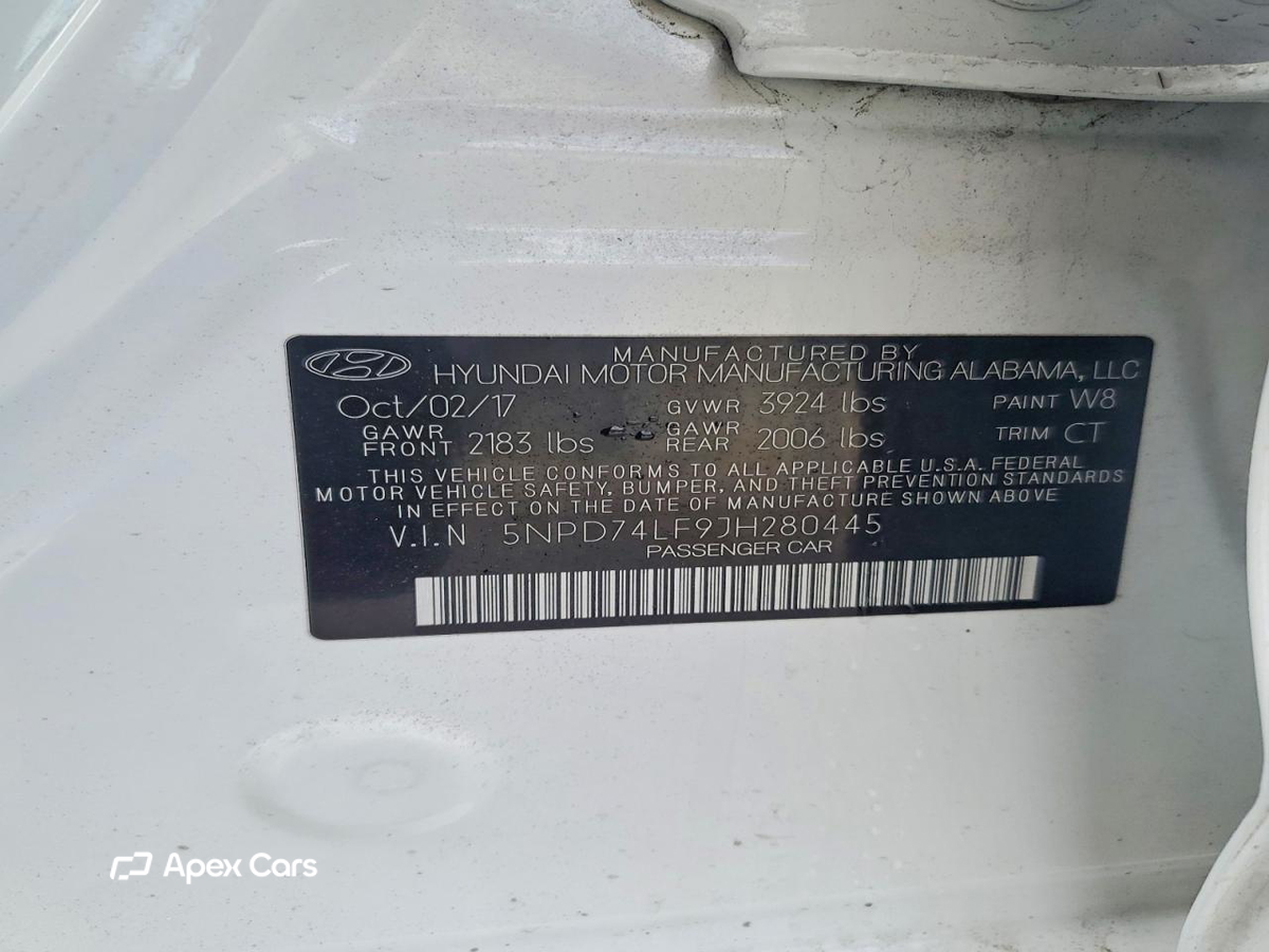 Hyundai Elantra 2018