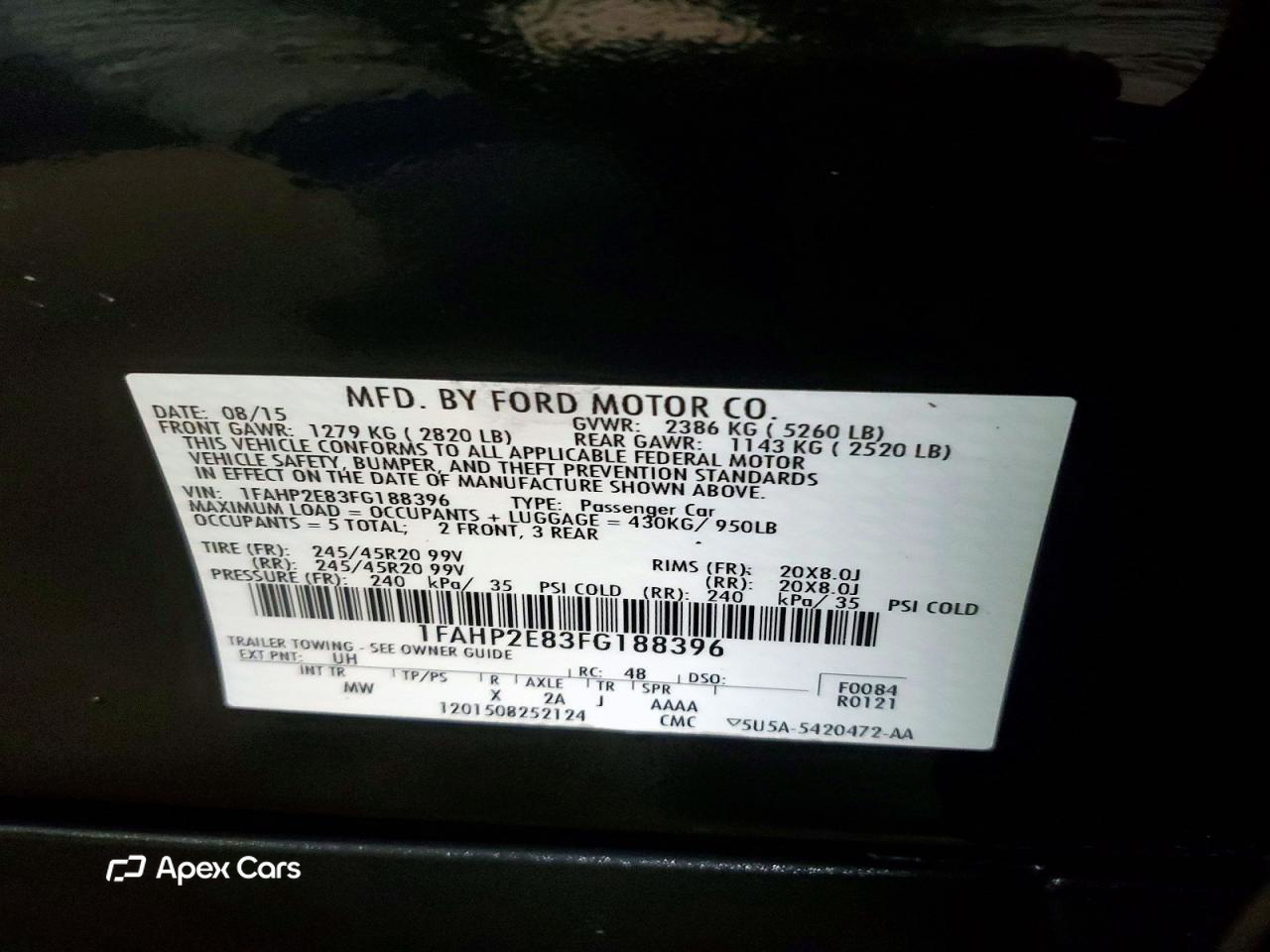 Ford Taurus 2015