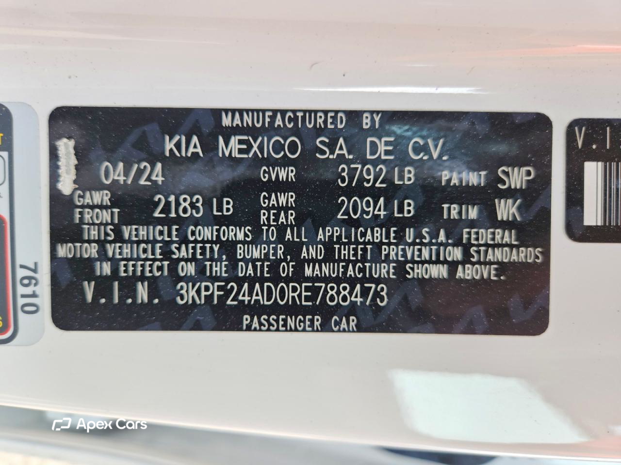 Kia Forte 2024