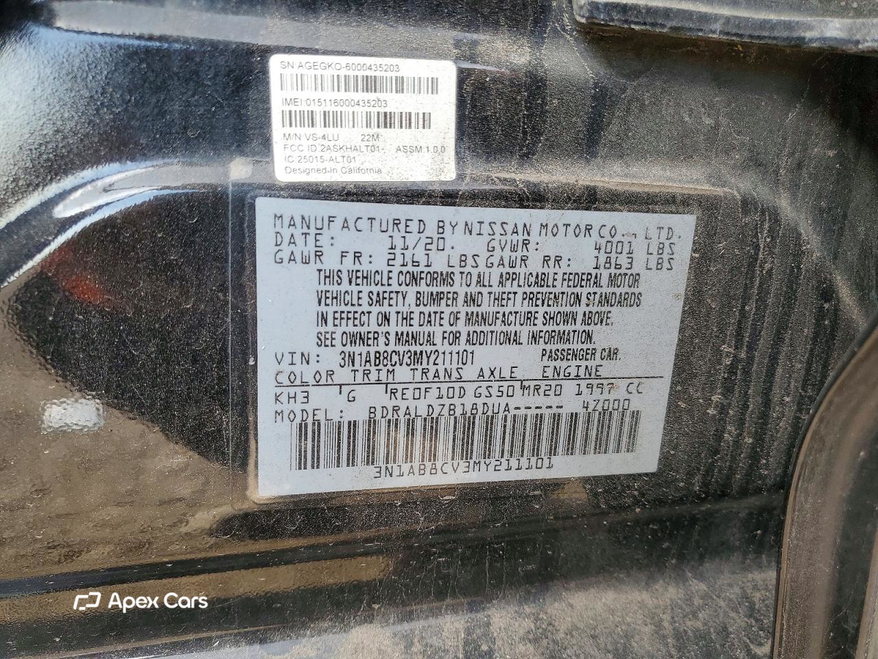 Nissan Sentra 2021