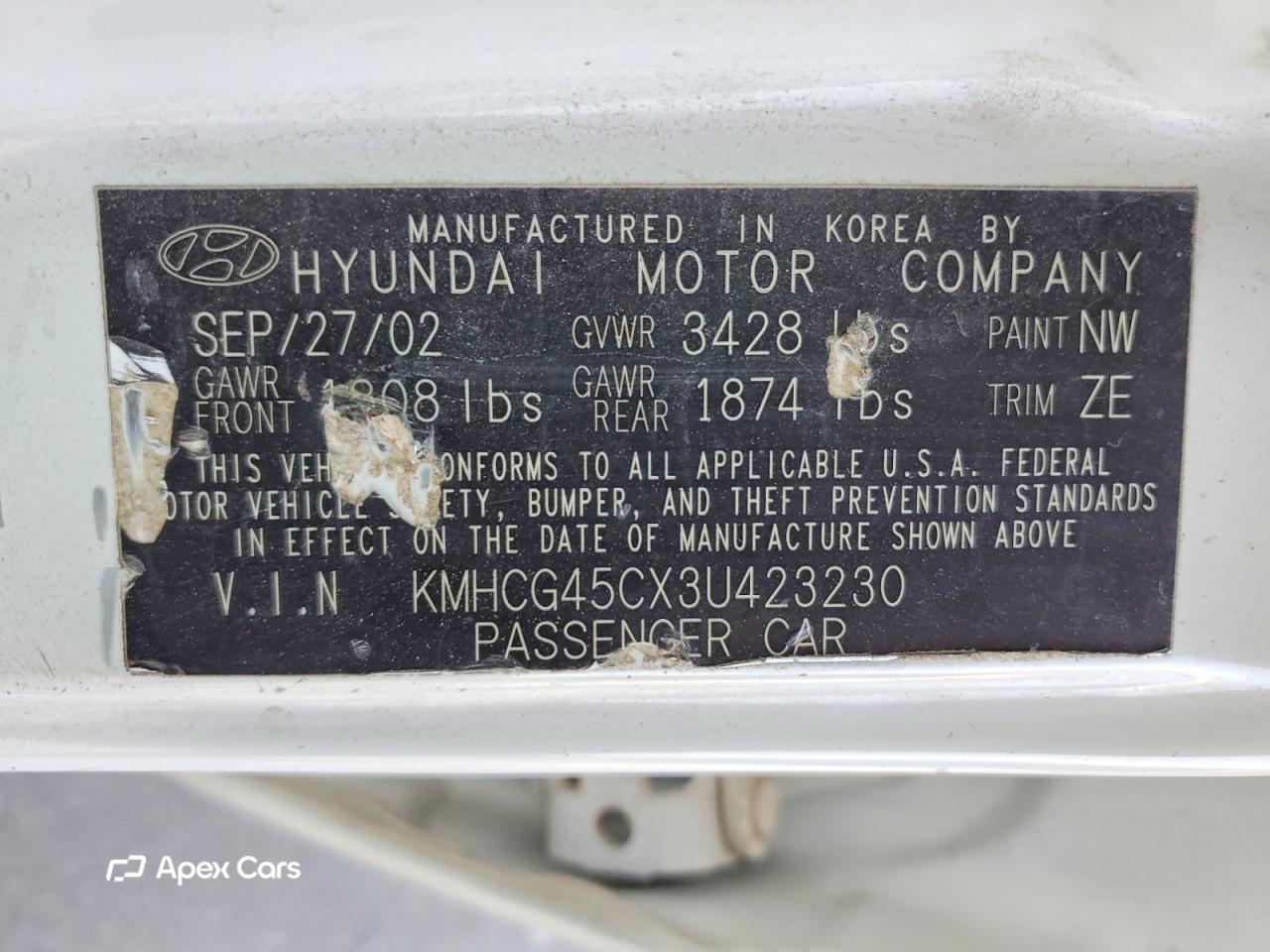 Hyundai Accent 2003