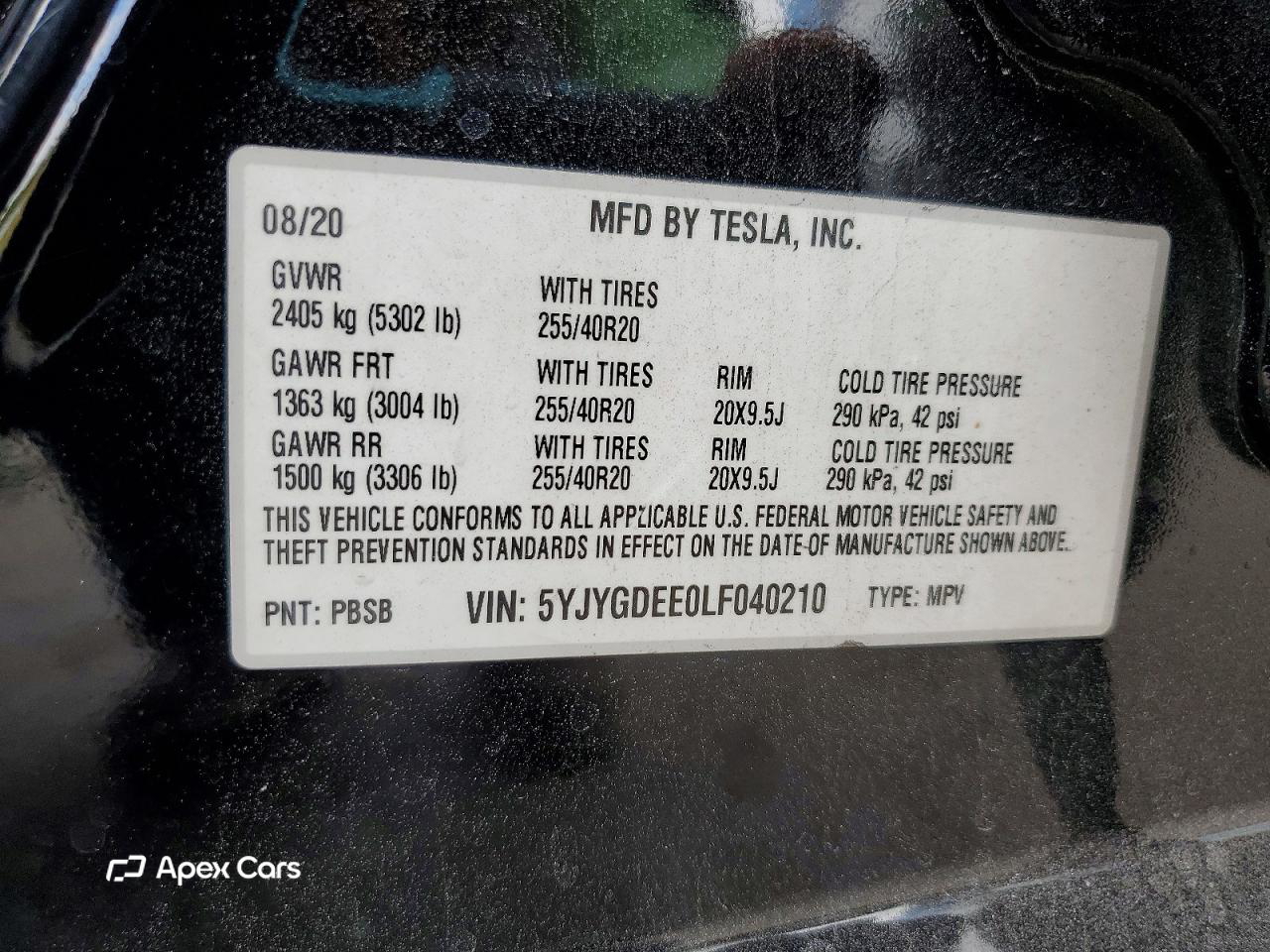 Tesla Model Y 2020