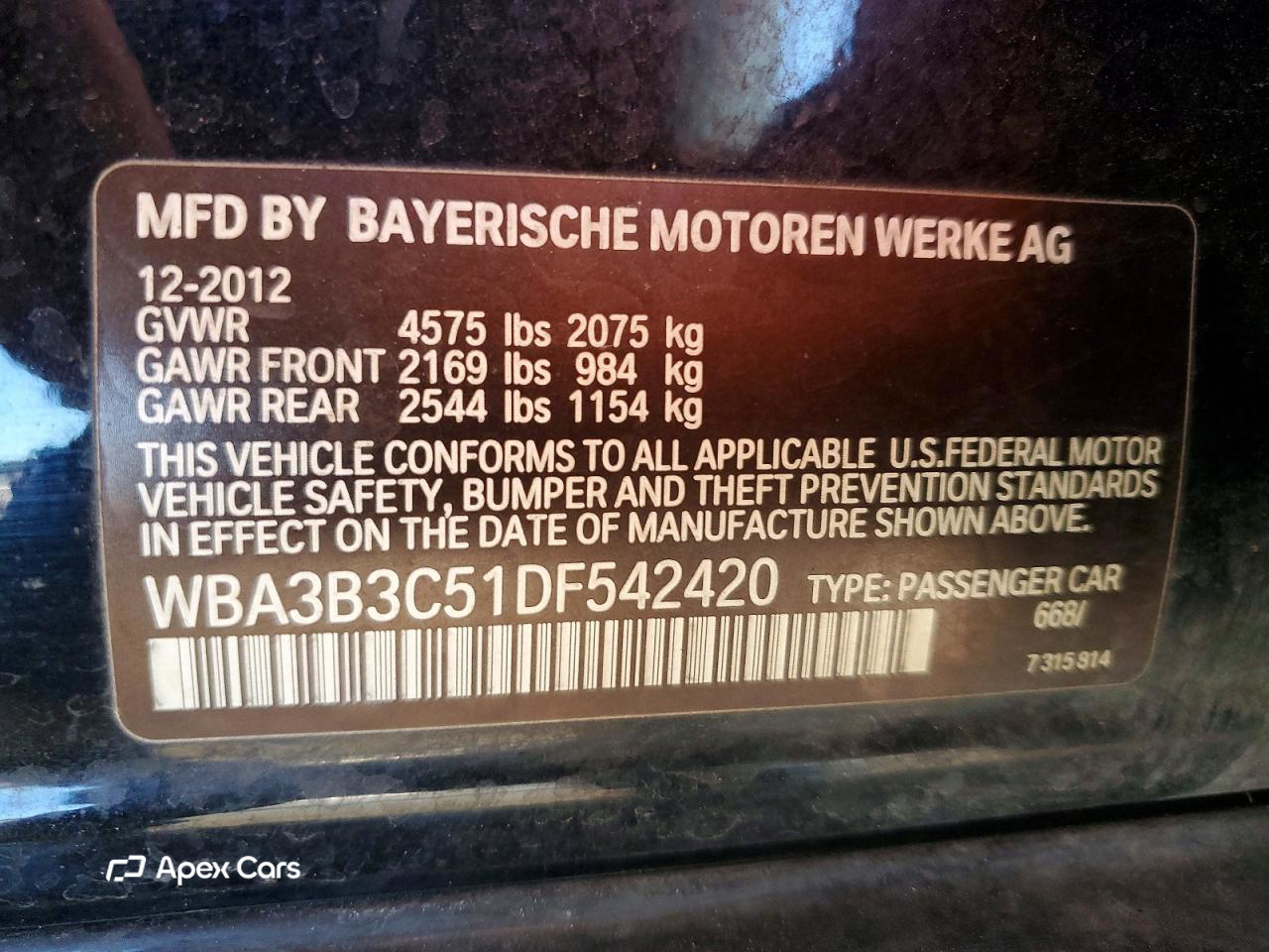 BMW Series 3 2013