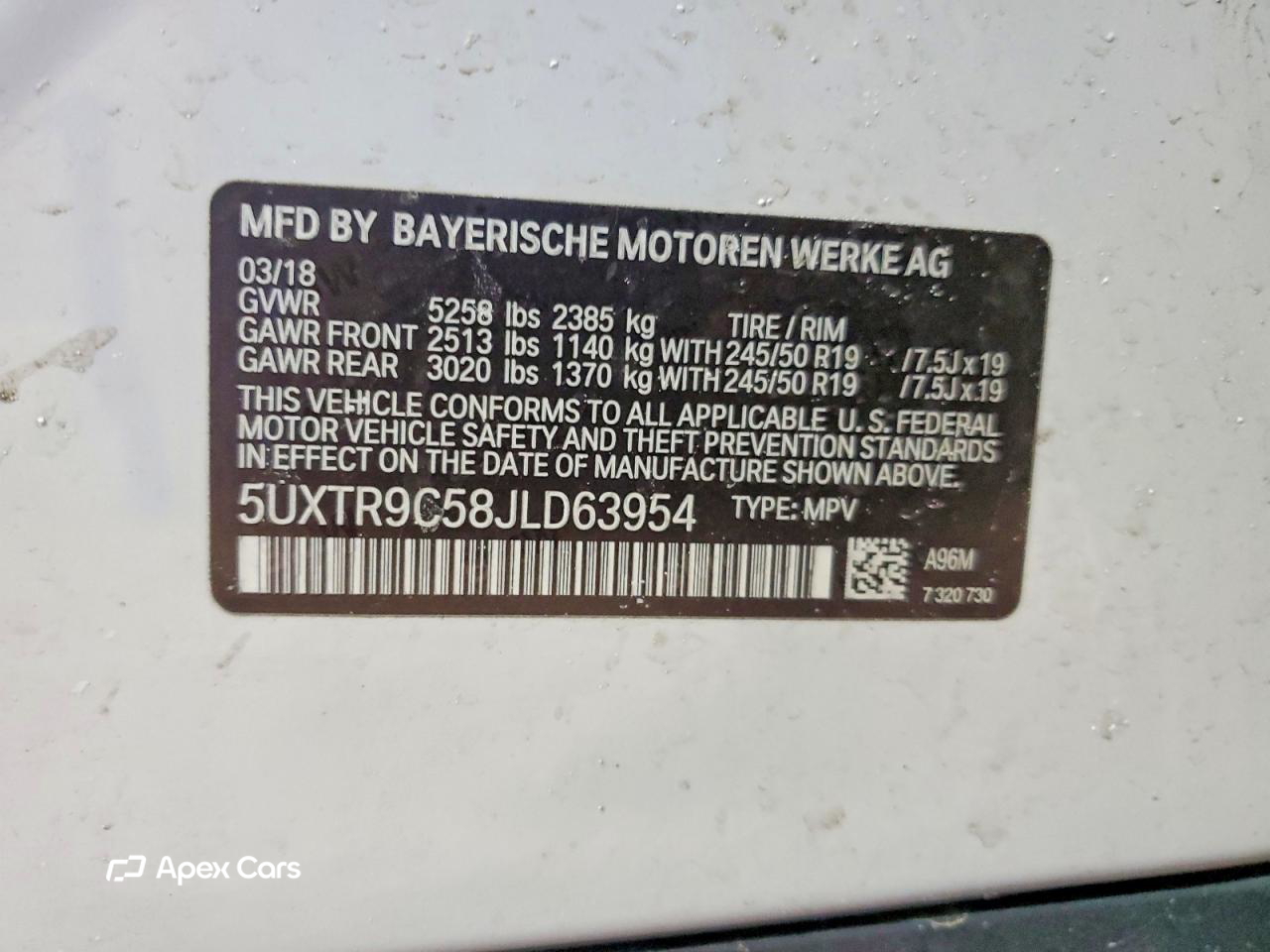 BMW X3 2018