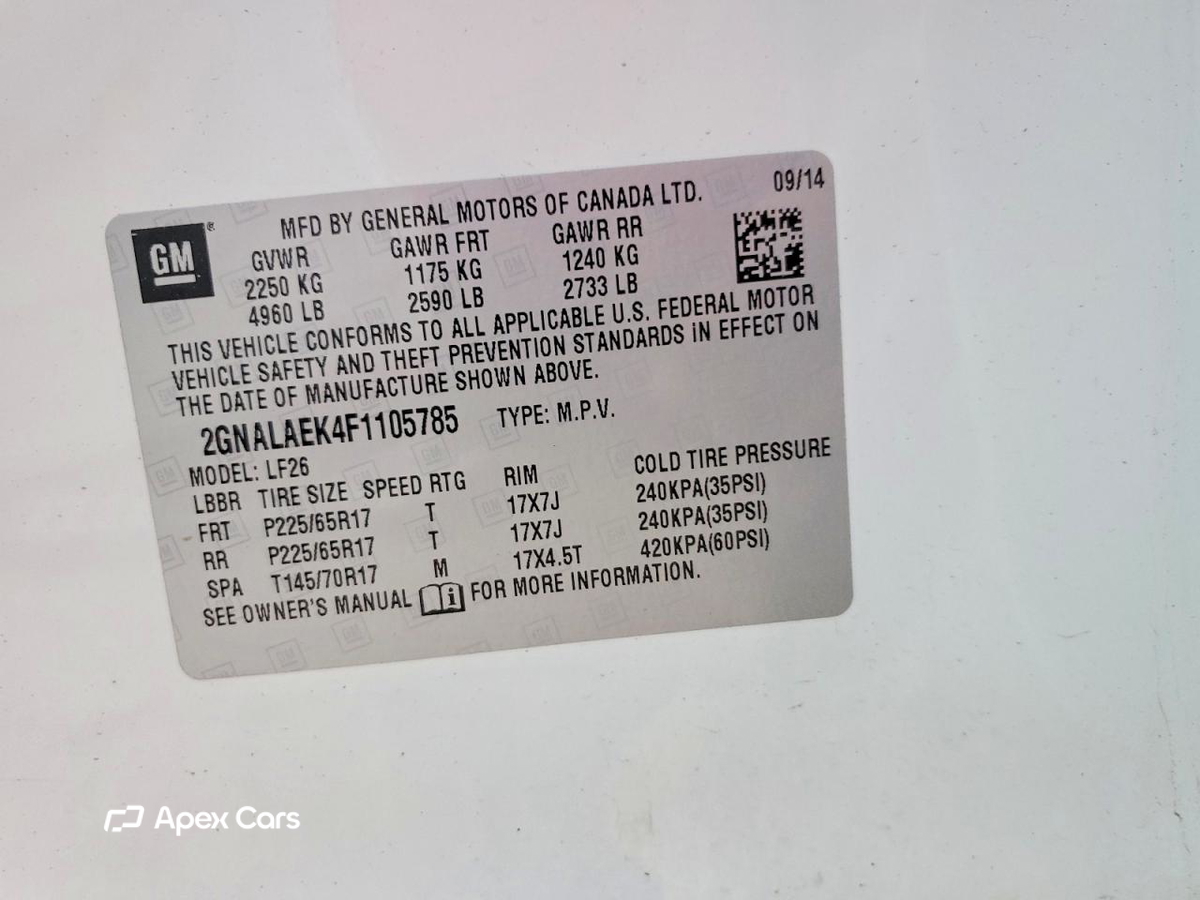 Chevrolet Equinox 2015