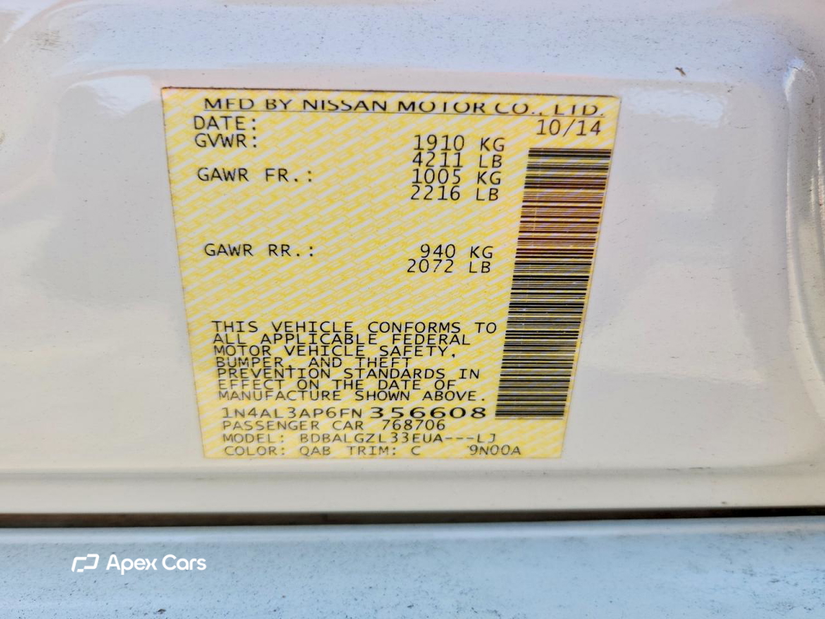 Nissan Altima 2015