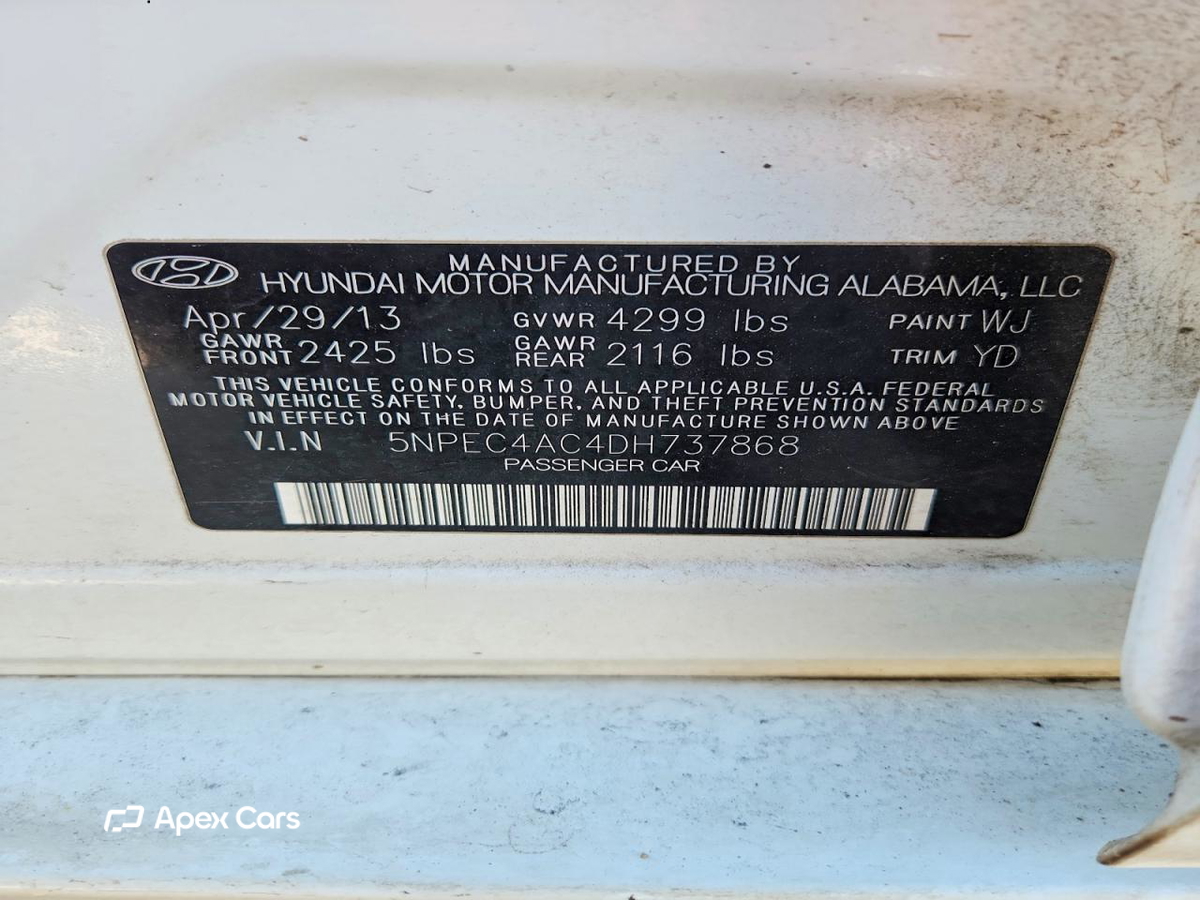 Hyundai Sonata 2013