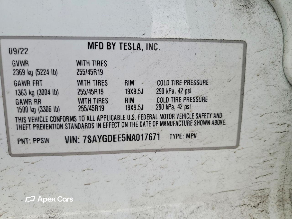 Tesla Model Y 2022