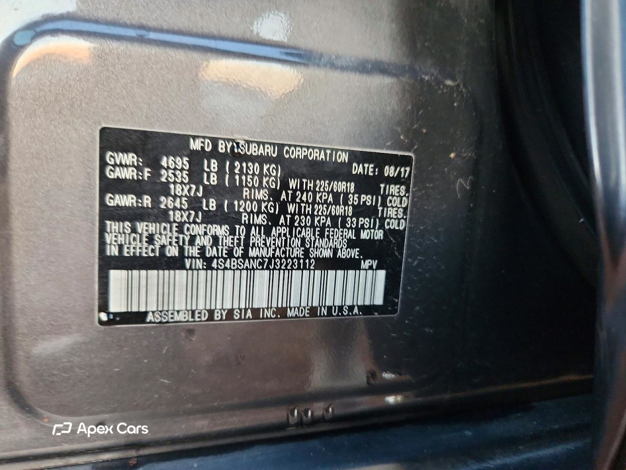Subaru Outback 2018