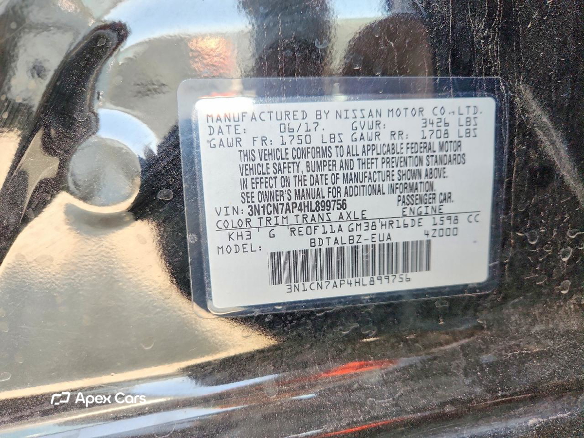 Nissan Versa 2017