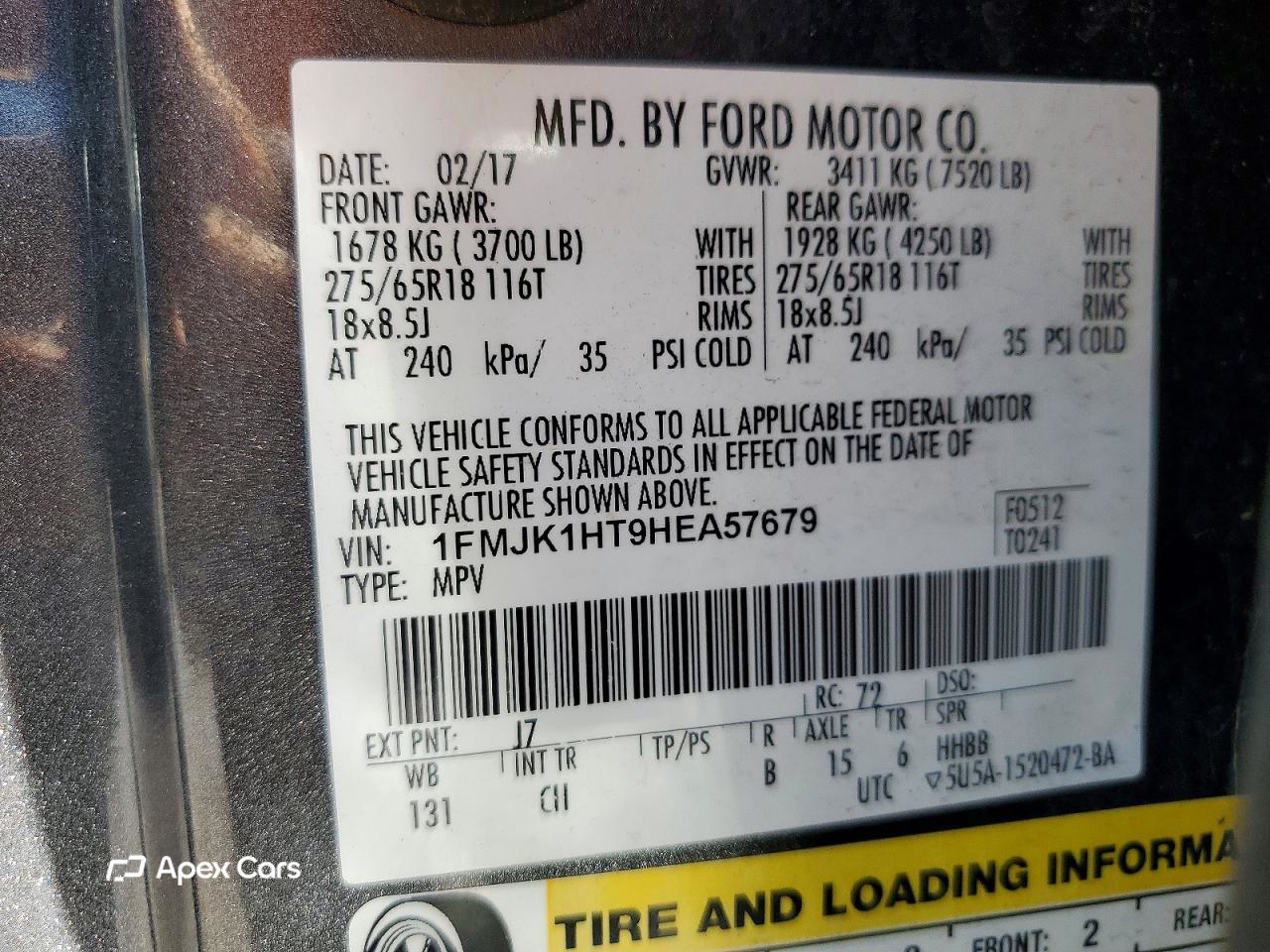 Ford Expedition 2017