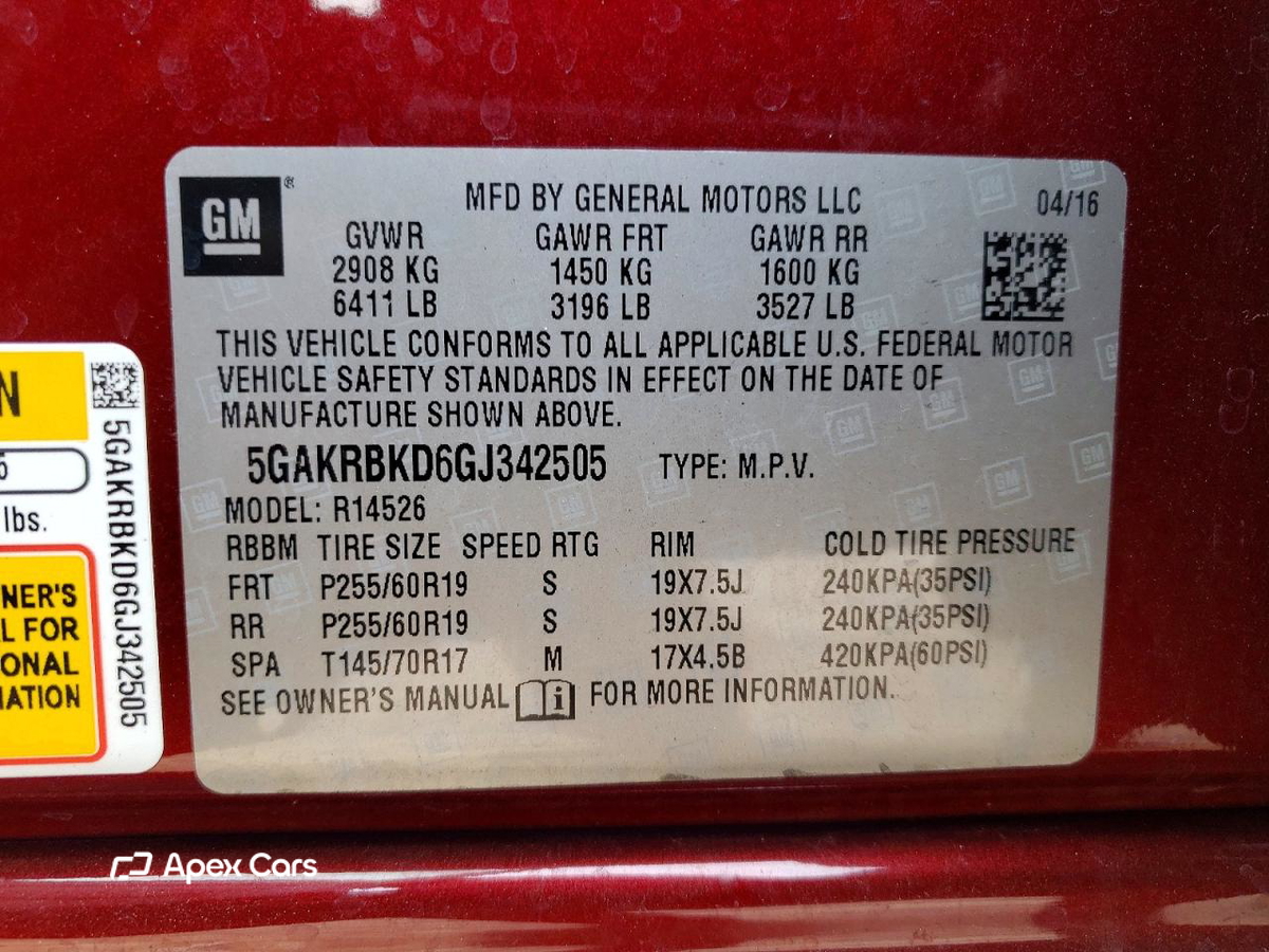 Buick Enclave 2016