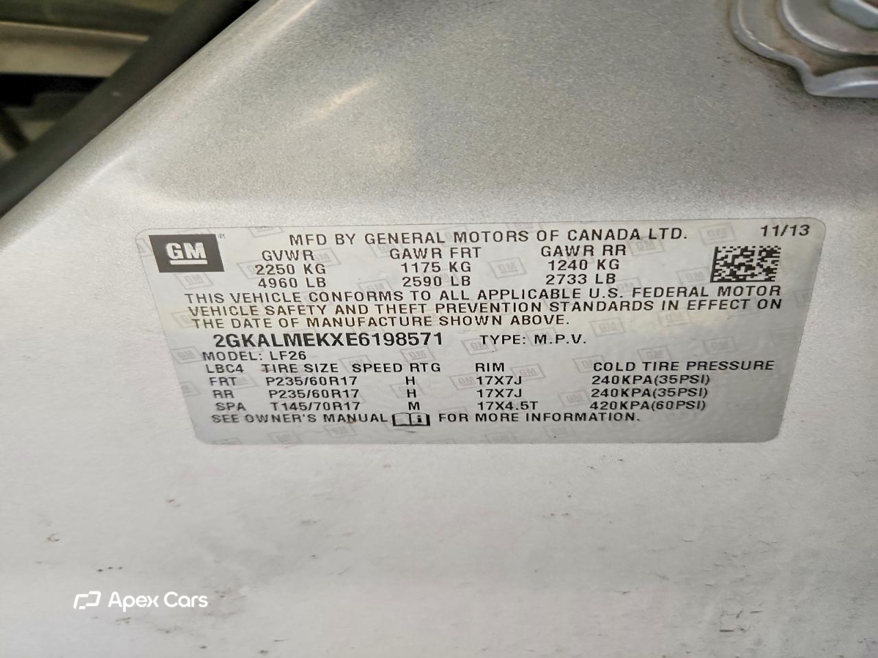 GMC Terrain 2014