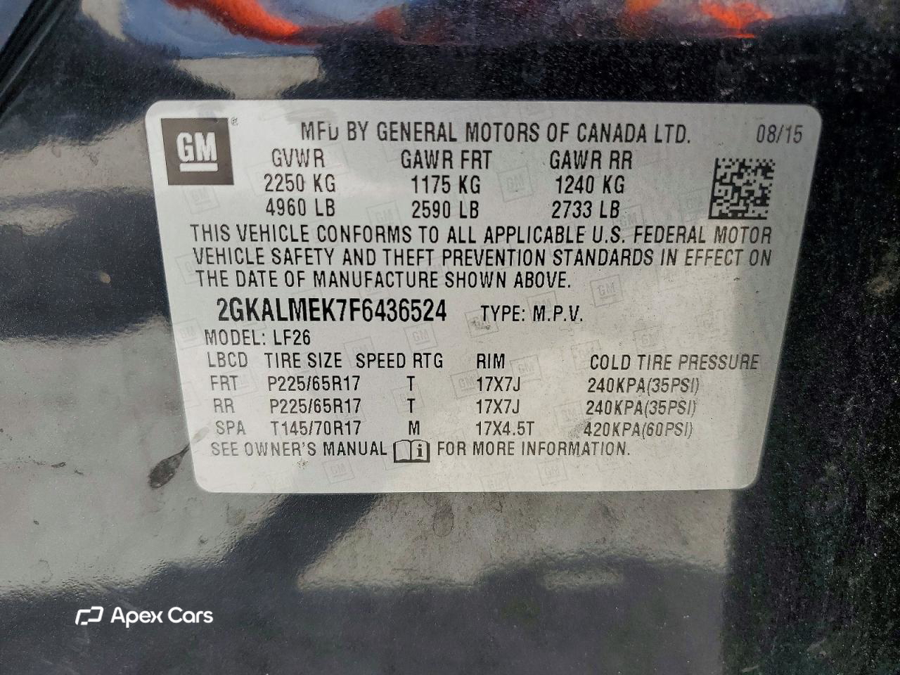 GMC Terrain 2015