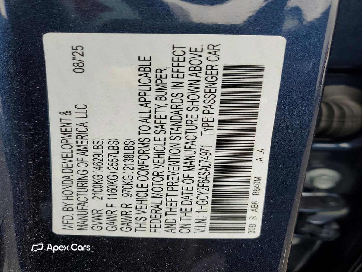 Honda Accord 2025