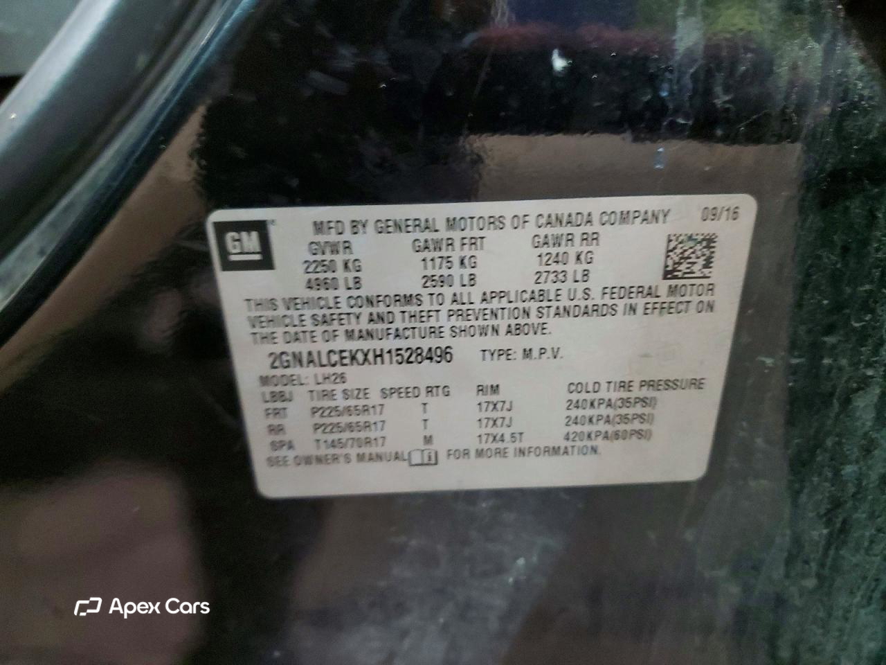 Chevrolet Equinox 2017