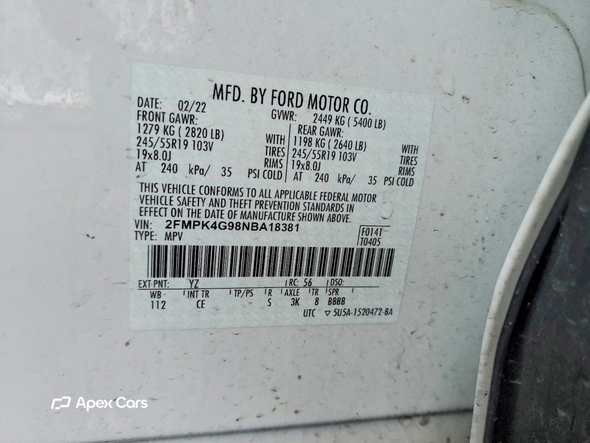 Ford Edge 2022