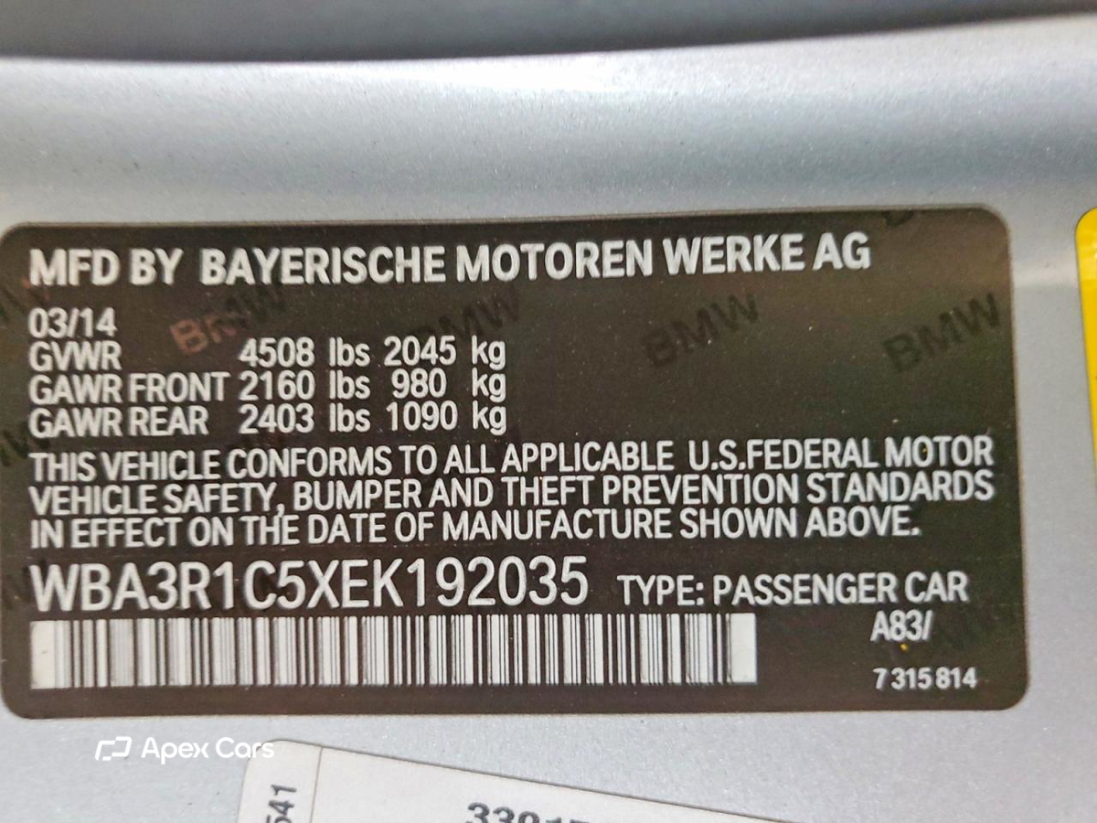 BMW Series 4 2014