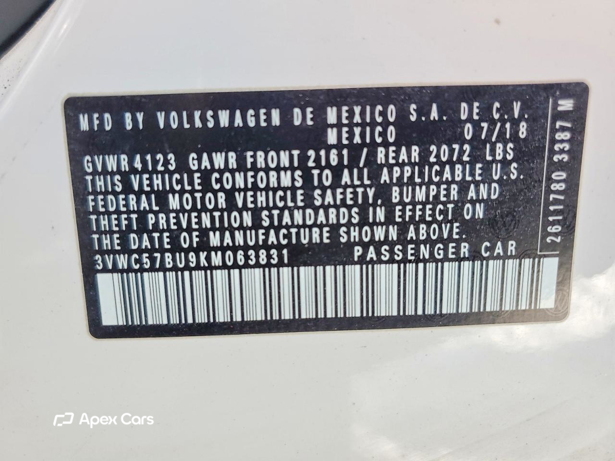 Volkswagen Jetta 2019