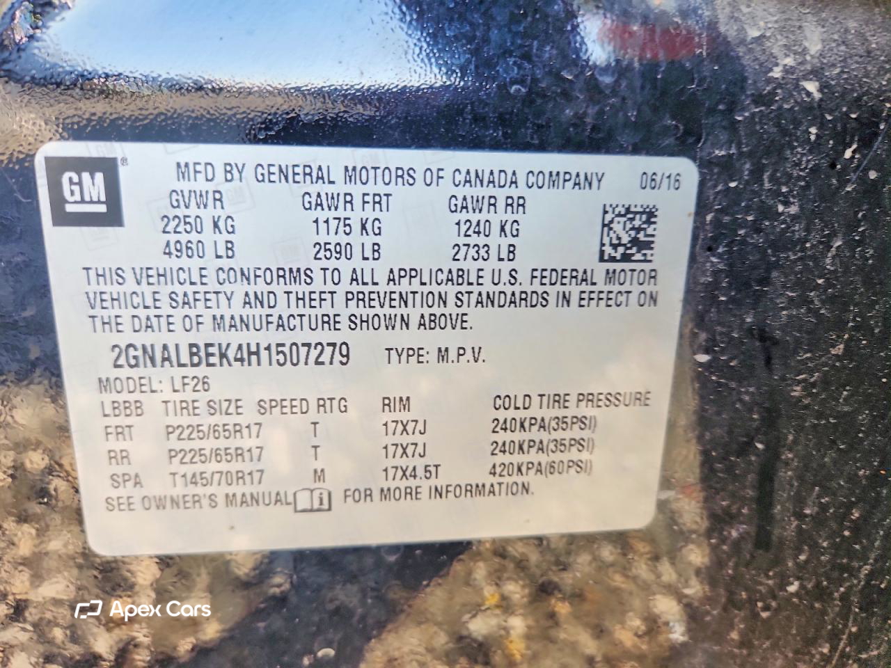 Chevrolet Equinox 2017
