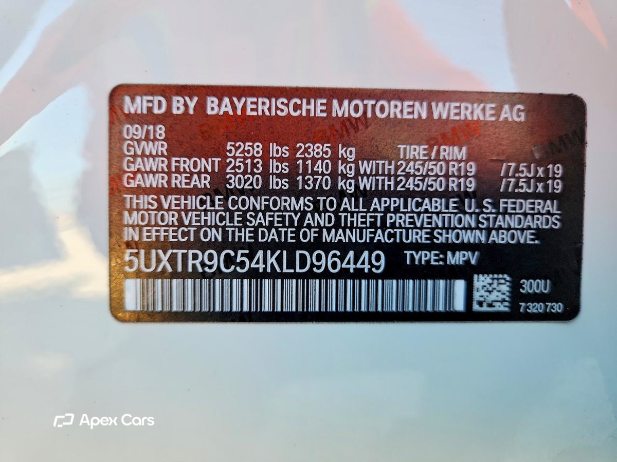 BMW X3 2019