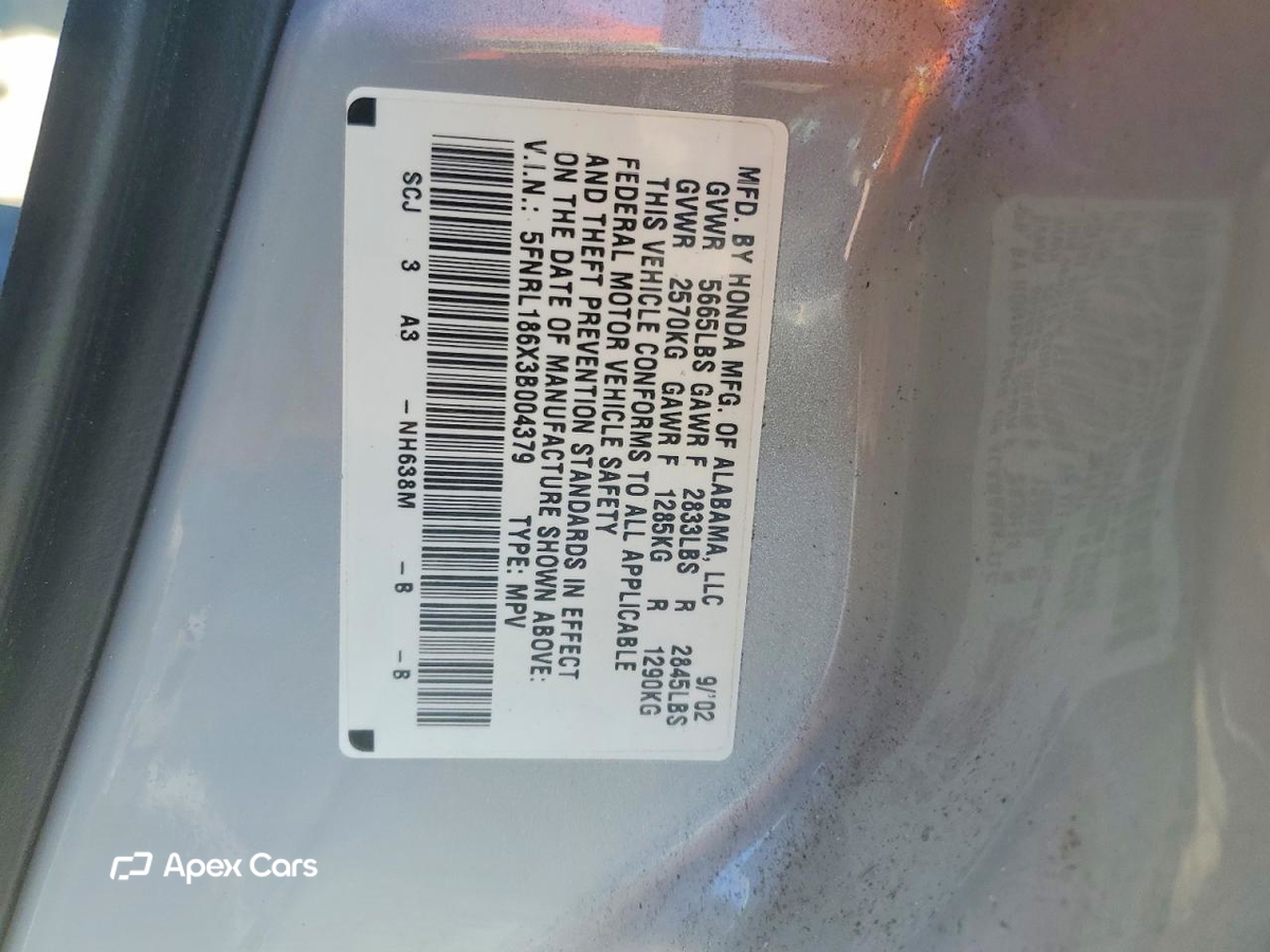 Honda Odyssey 2003