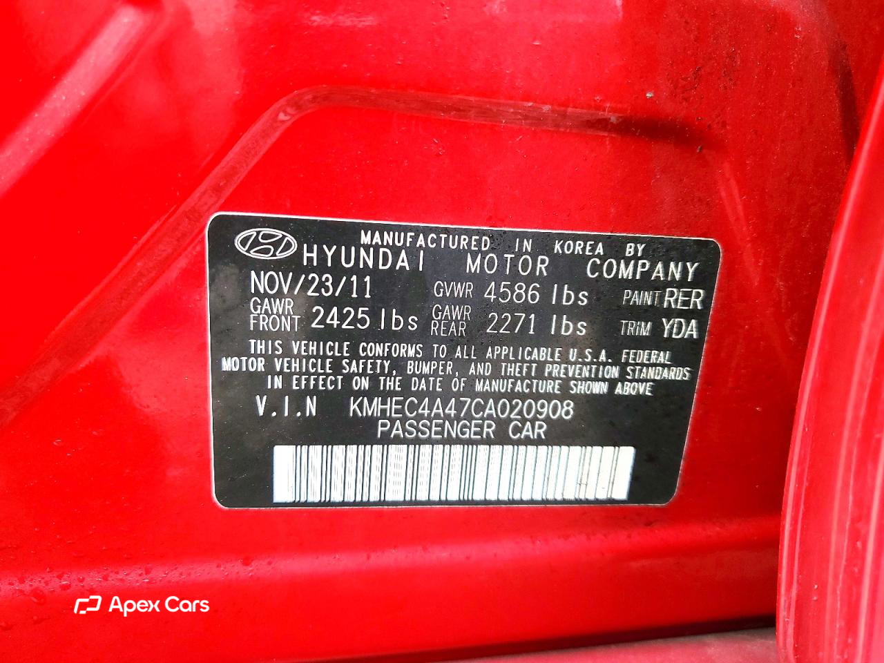 Hyundai Sonata 2012