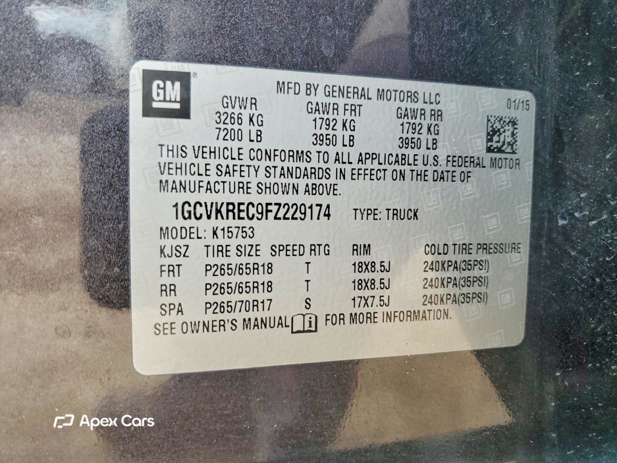 Chevrolet Silverado 2015