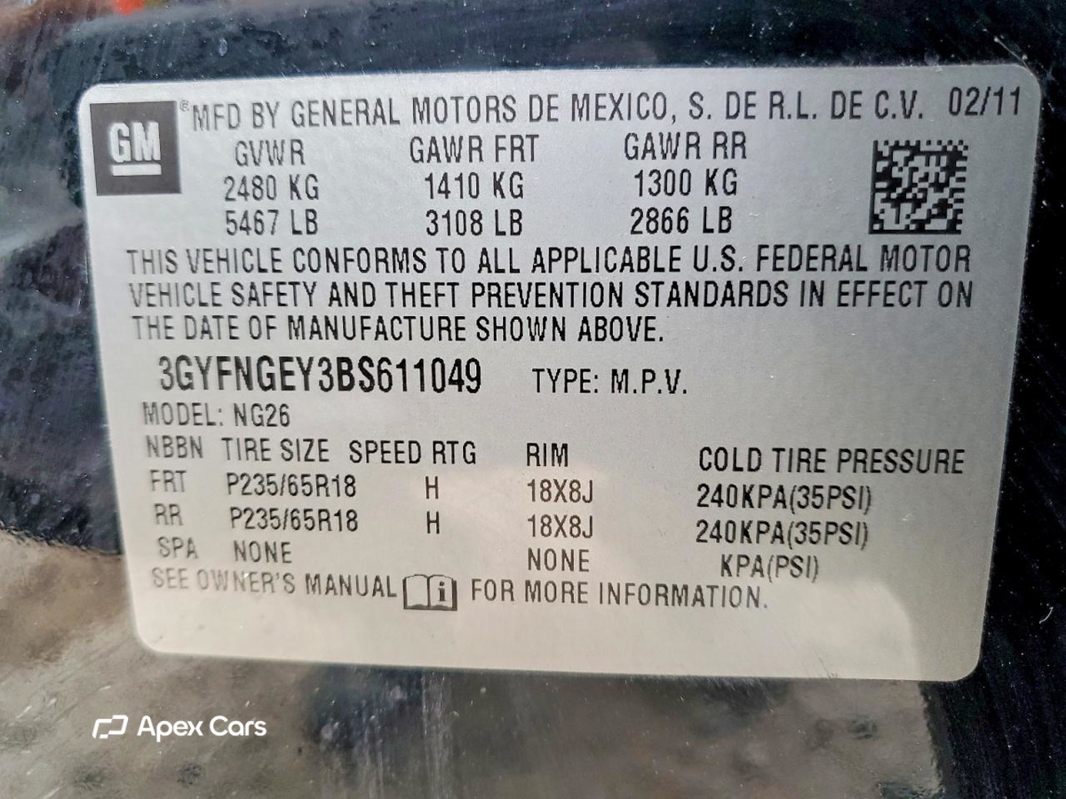 Cadillac SRX 2011