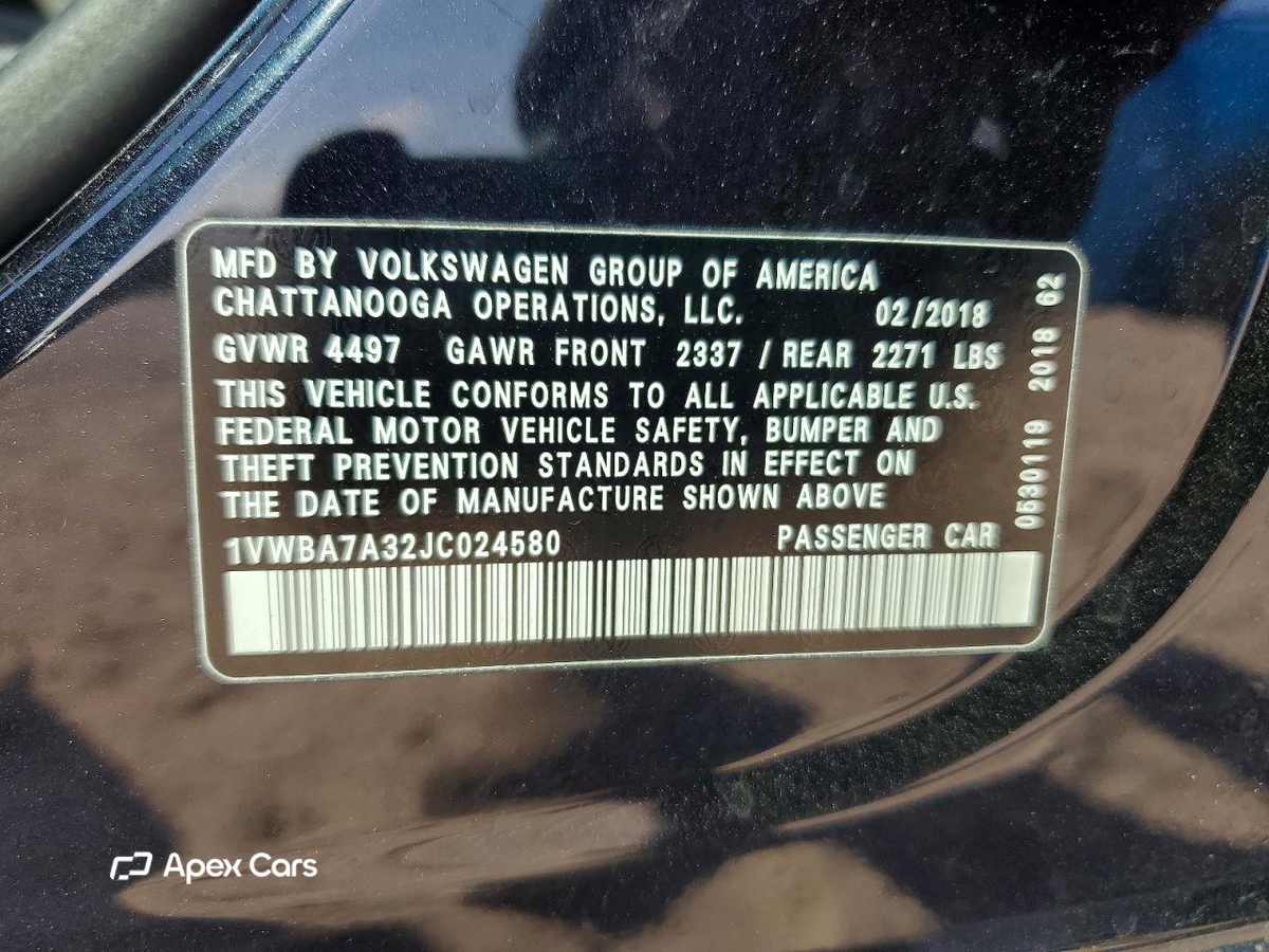 Volkswagen Passat 2018
