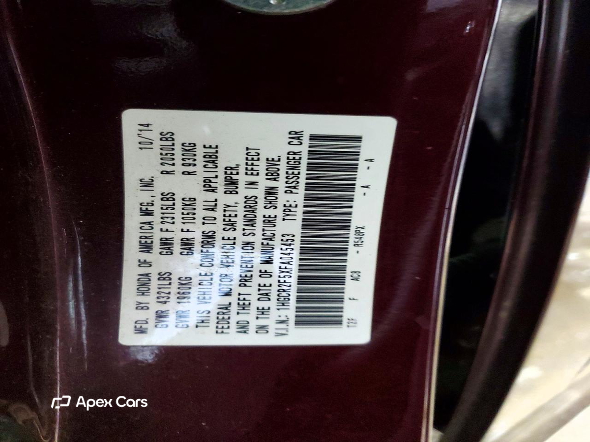 Honda Accord 2015