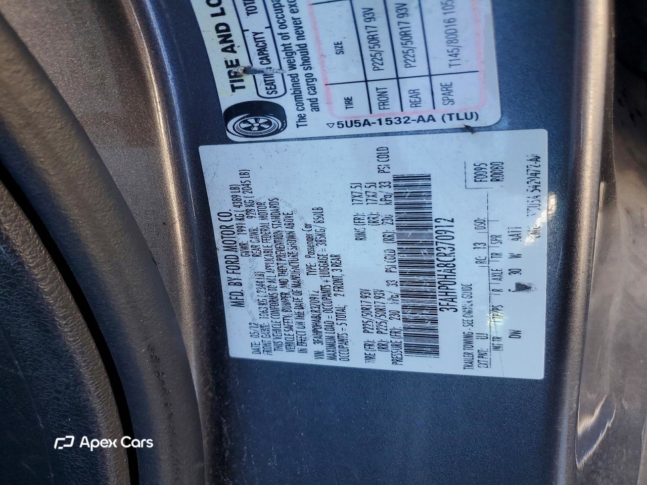 Ford Fusion 2012