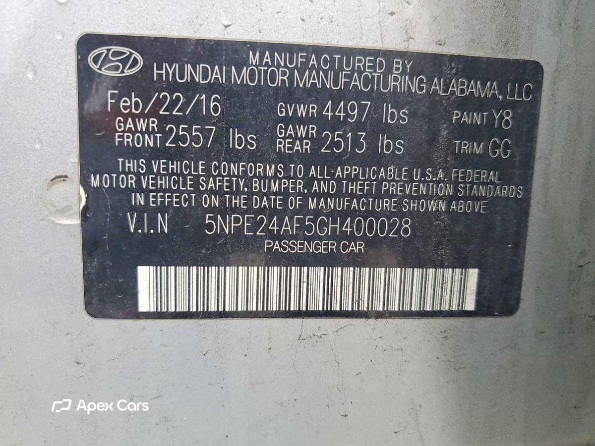 Hyundai Sonata 2016