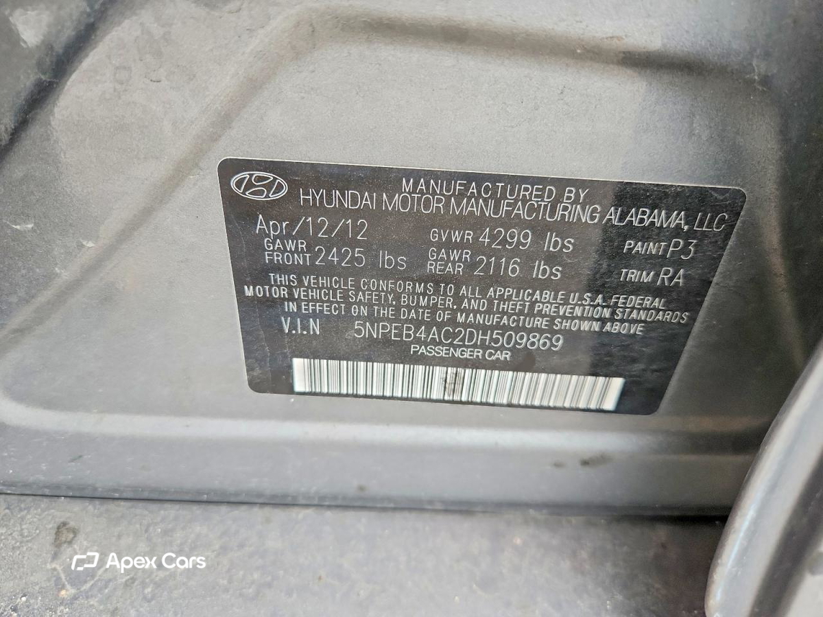 Hyundai Sonata 2013