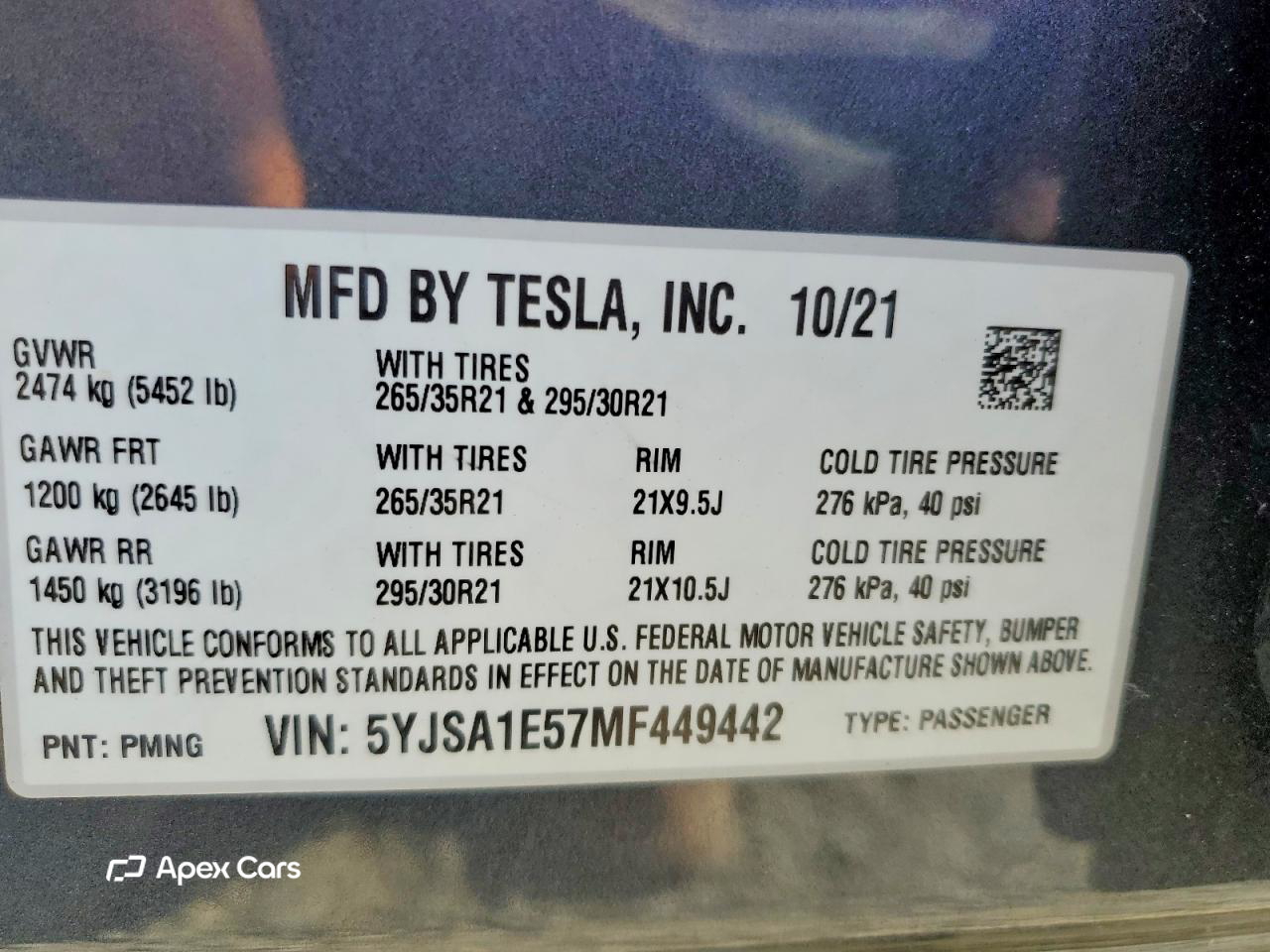 Tesla Model S 2021