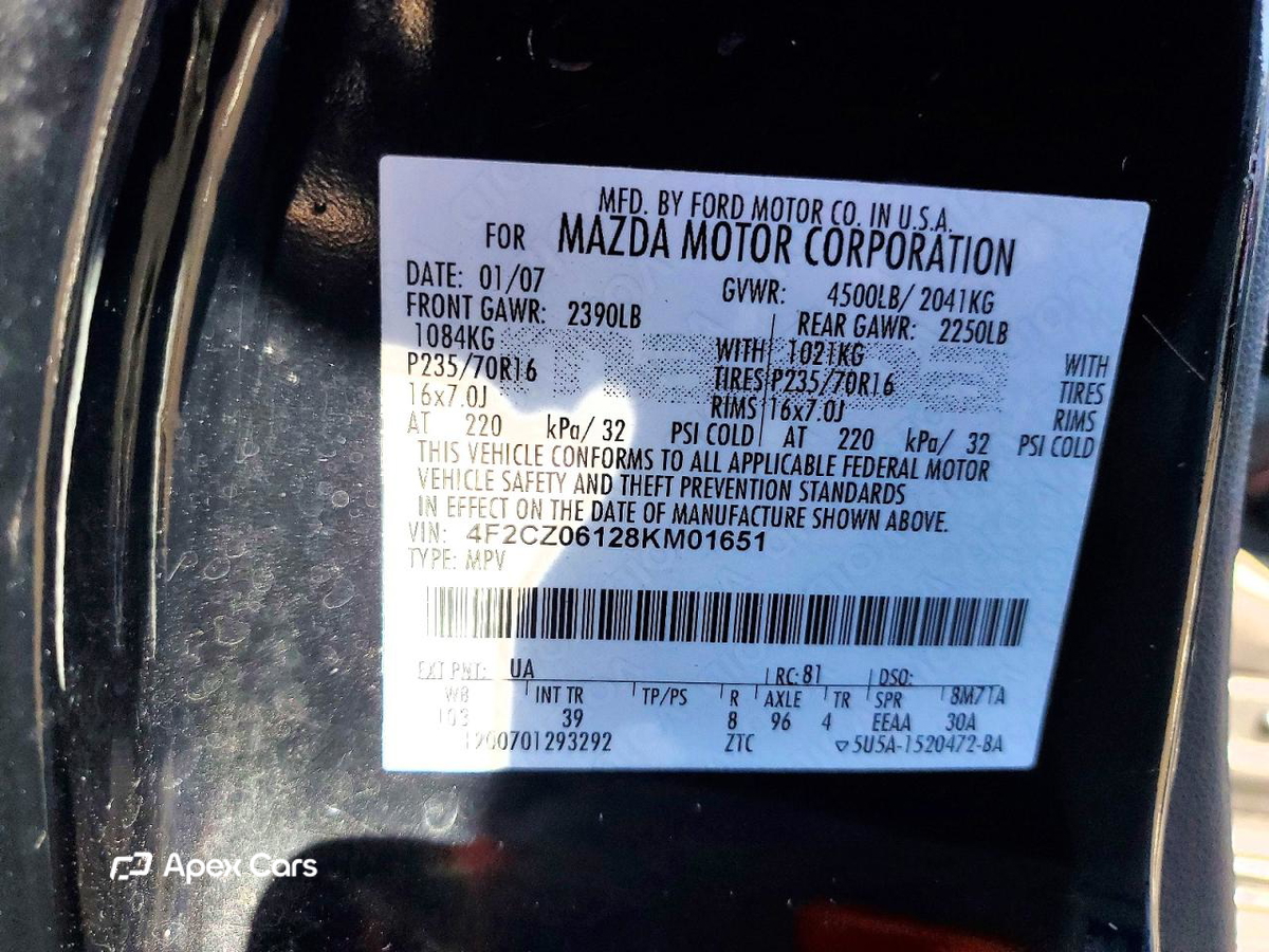 Mazda Tribute 2008