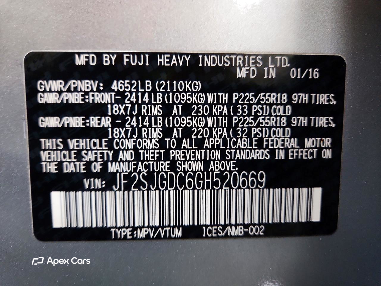 Subaru Forester 2016