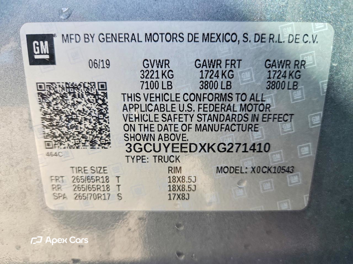 Chevrolet Silverado 2019